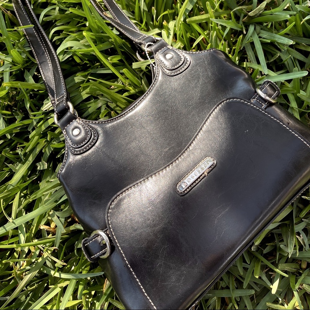 Faux leather Rossetti purse
